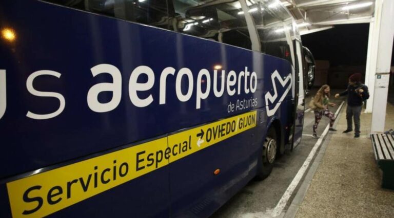 Autobús al aeropuerto de Asturias.